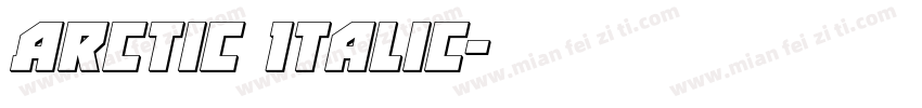 Arctic Italic字体转换